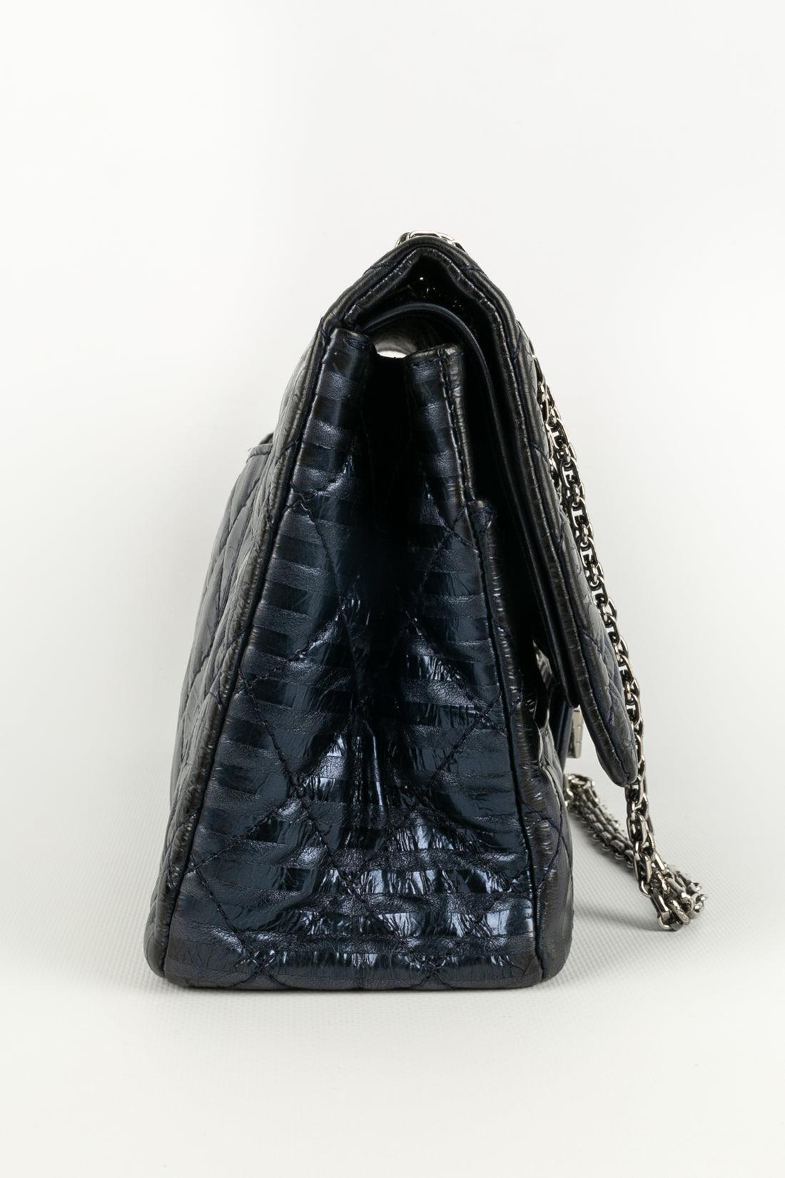 Women's Chanel Blue Metallic Leather Bag, 2008/09
