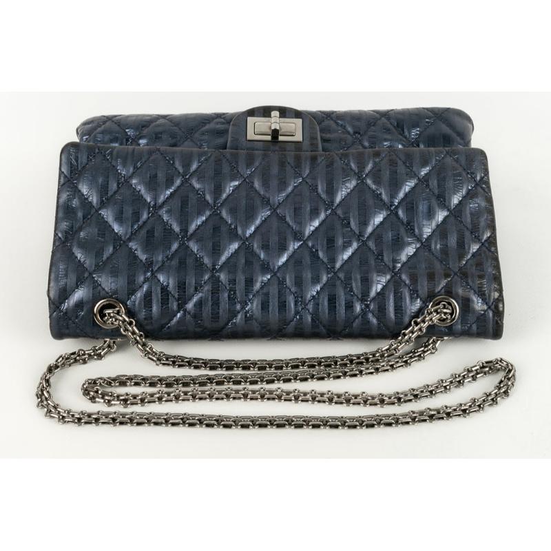 Chanel Blue Metallic Leather Bag, 2008/09 2