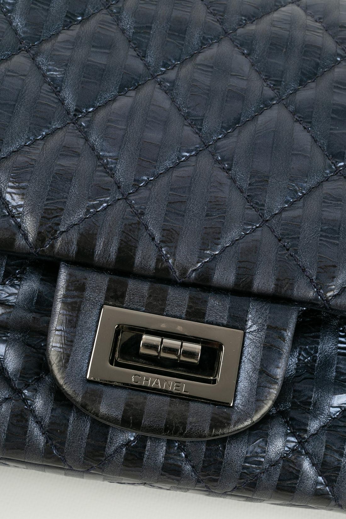 Chanel Blue Metallic Leather Bag, 2008/09 3