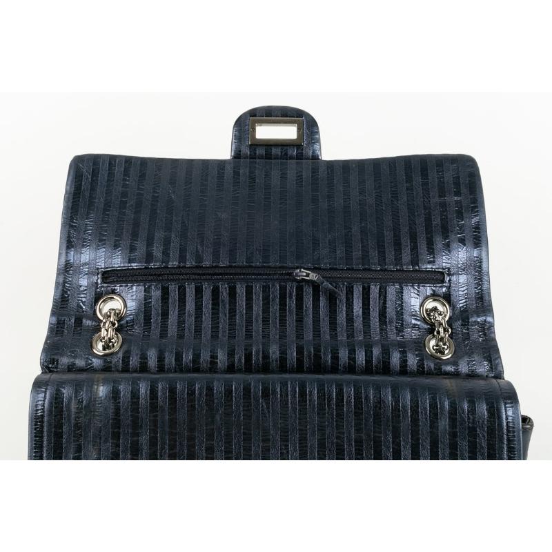 Chanel Blue Metallic Leather Bag, 2008/09 4