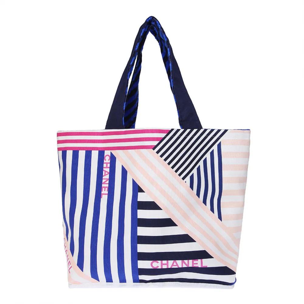 Chanel blue multicoloured La Pausa sea shoulder bag For Sale at 1stDibs