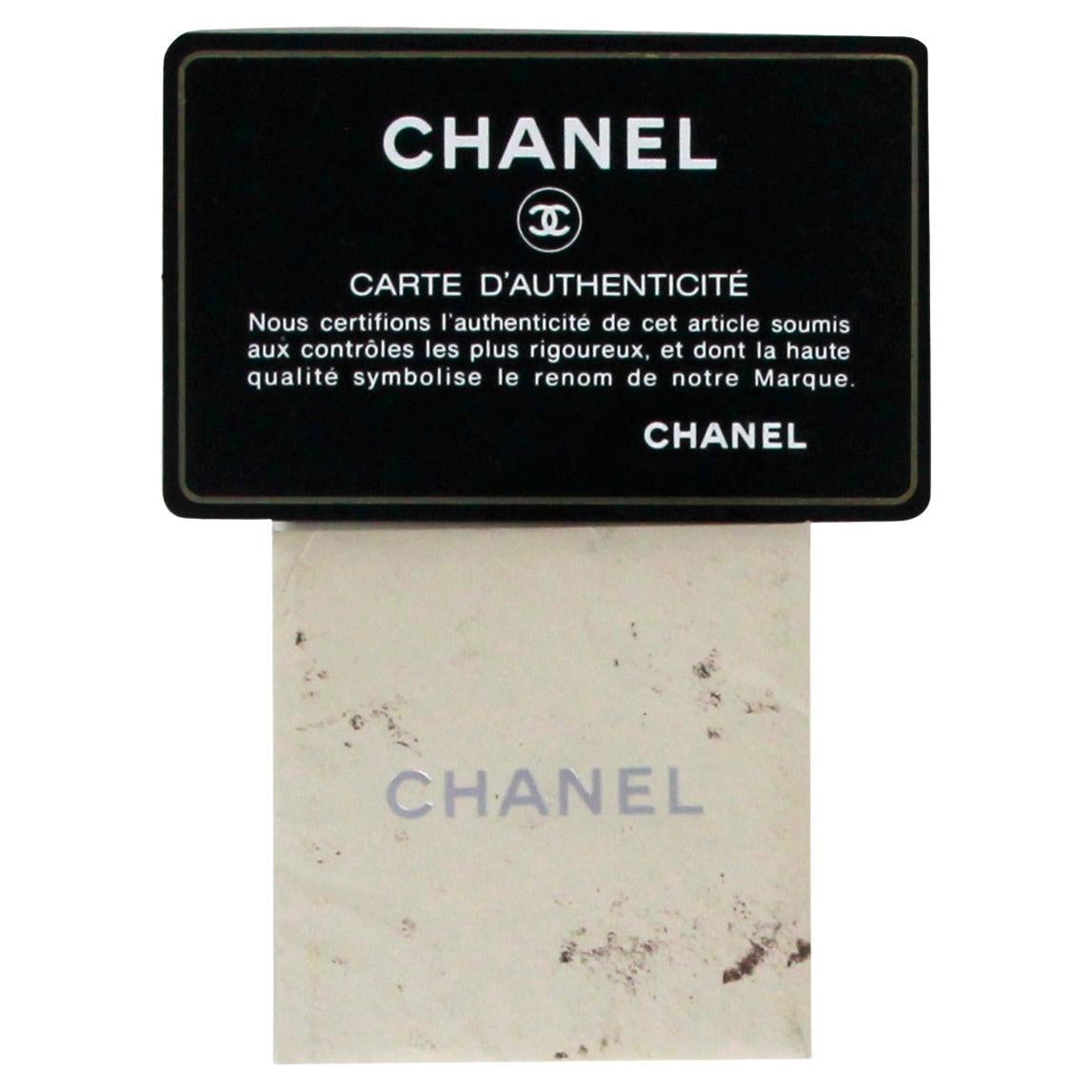 Chanel - Pochette à maquillage Coco Cocoon en nylon bleu en vente 3