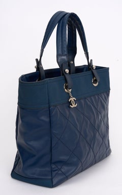 Chanel Blue Paris-Biarritz PM Tote