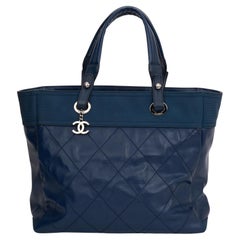 Chanel Blue Paris-Biarritz PM Tote