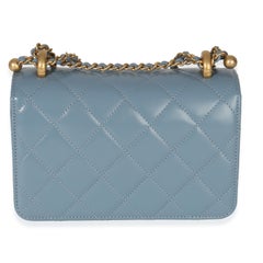 Chanel Blue Quilted Calfskin Mini Perfect Fit Flap Bag