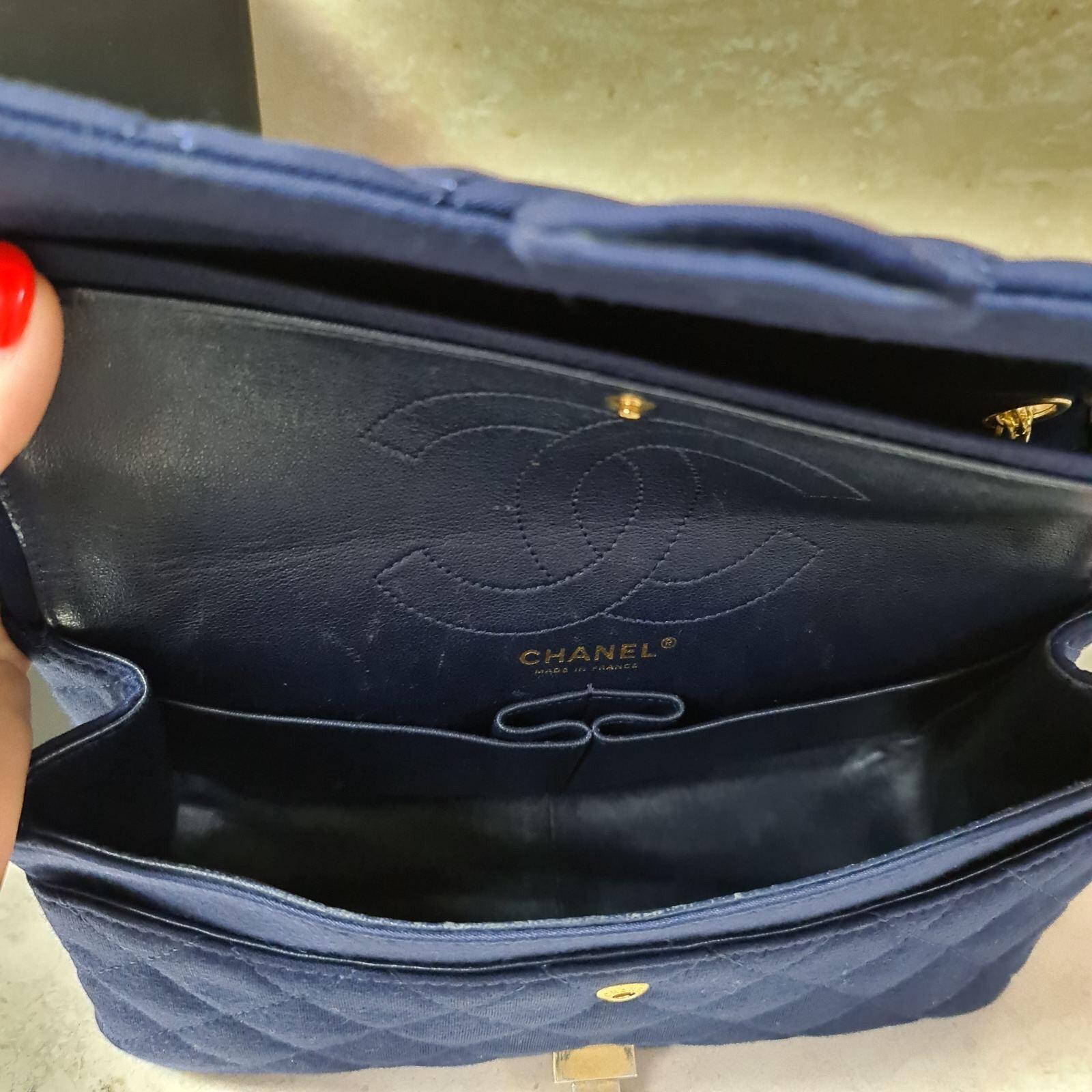 chanel handtasche stoff