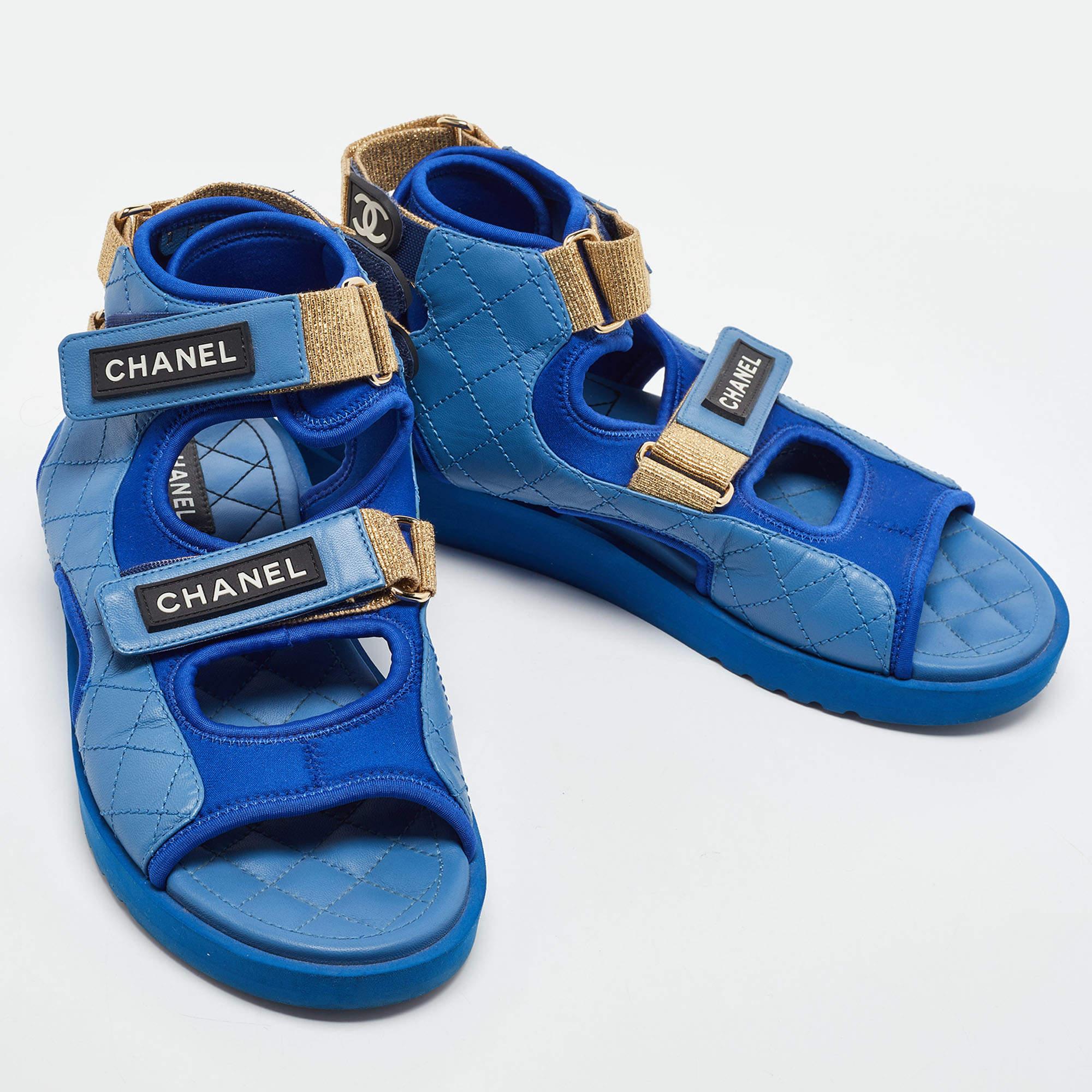 Chanel neoprene sandals 2025