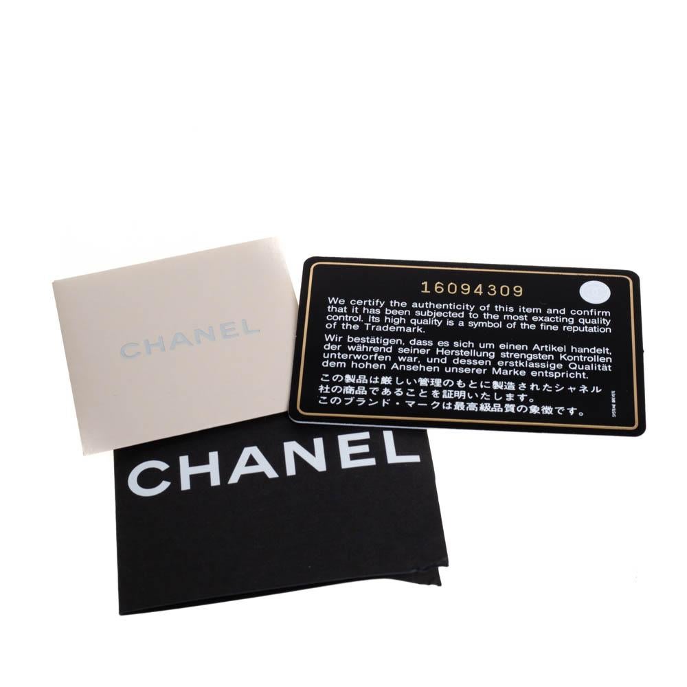 Chanel Blue Quilted Patent Medium Just Mademoiselle Bowling Bag 3