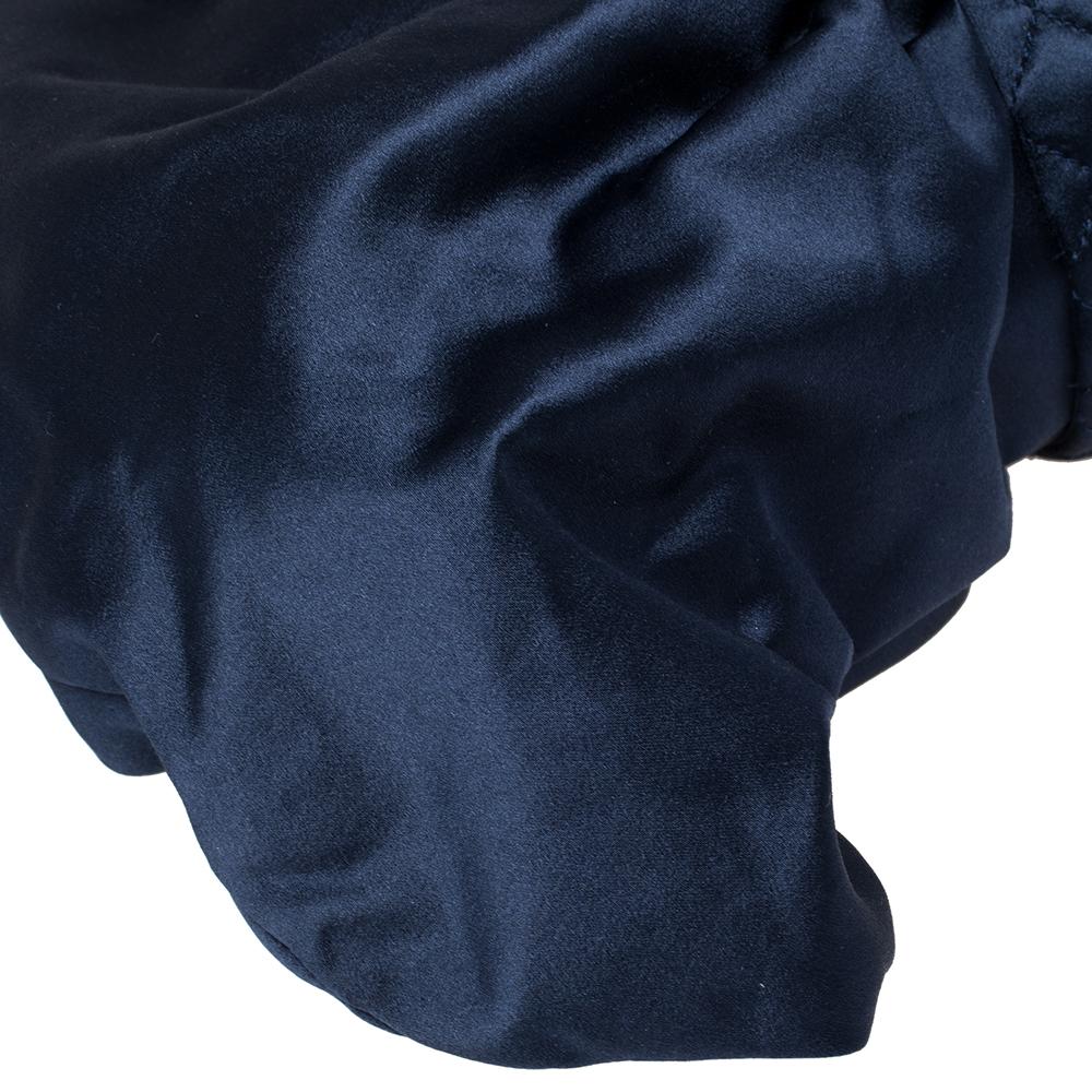 Women's Chanel Blue Satin 2.55 Reissue Ribbon Shoulder Bag