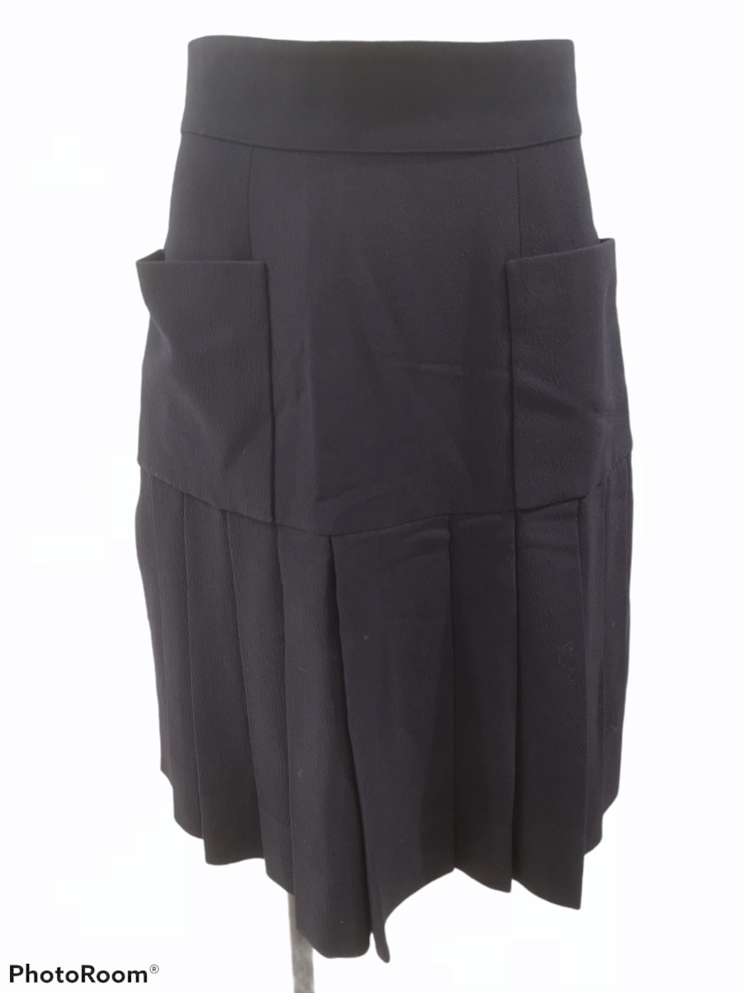 Women's Chanel blue skirt For Sale