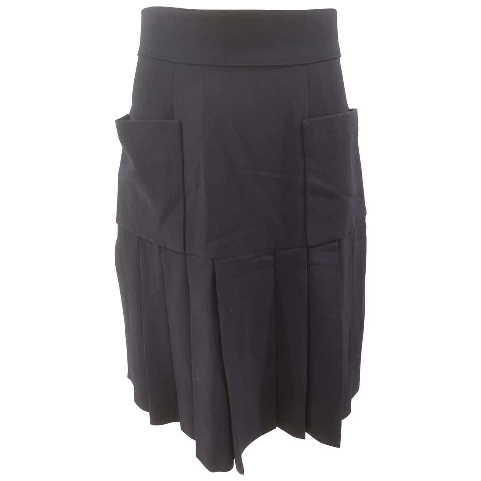Moschino blue cotton skirt For Sale at 1stDibs