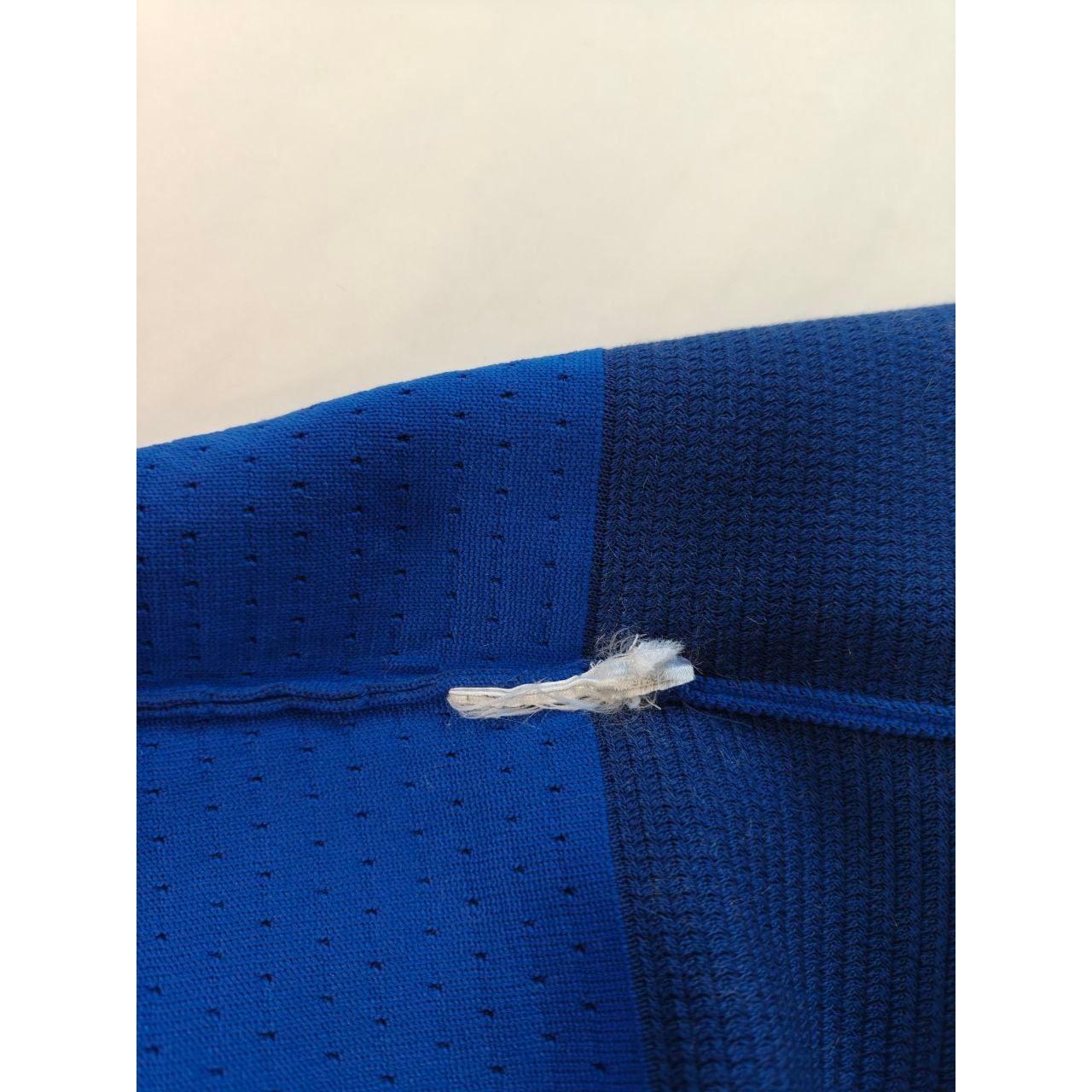 Chanel Blue Textured Straight-Cut Dress Sz.38 Excellent état - En vente à Krakow, PL