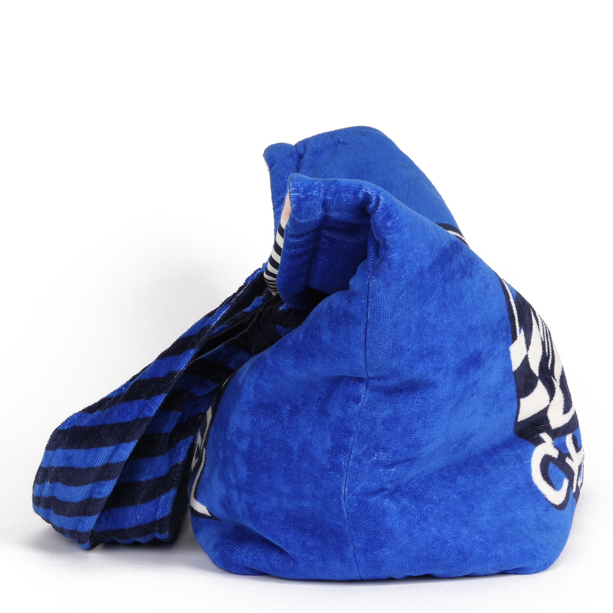 chanel towel beach bag