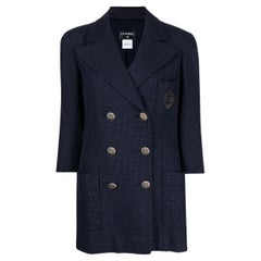 Chanel Blue Wool Blazer	