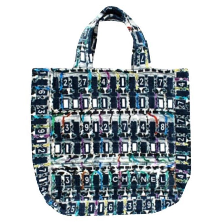 Chanel Terry Cloth Bag - 22 For Sale on 1stDibs  terrycloth bag, cloth  chanel bag, chanel beach bags