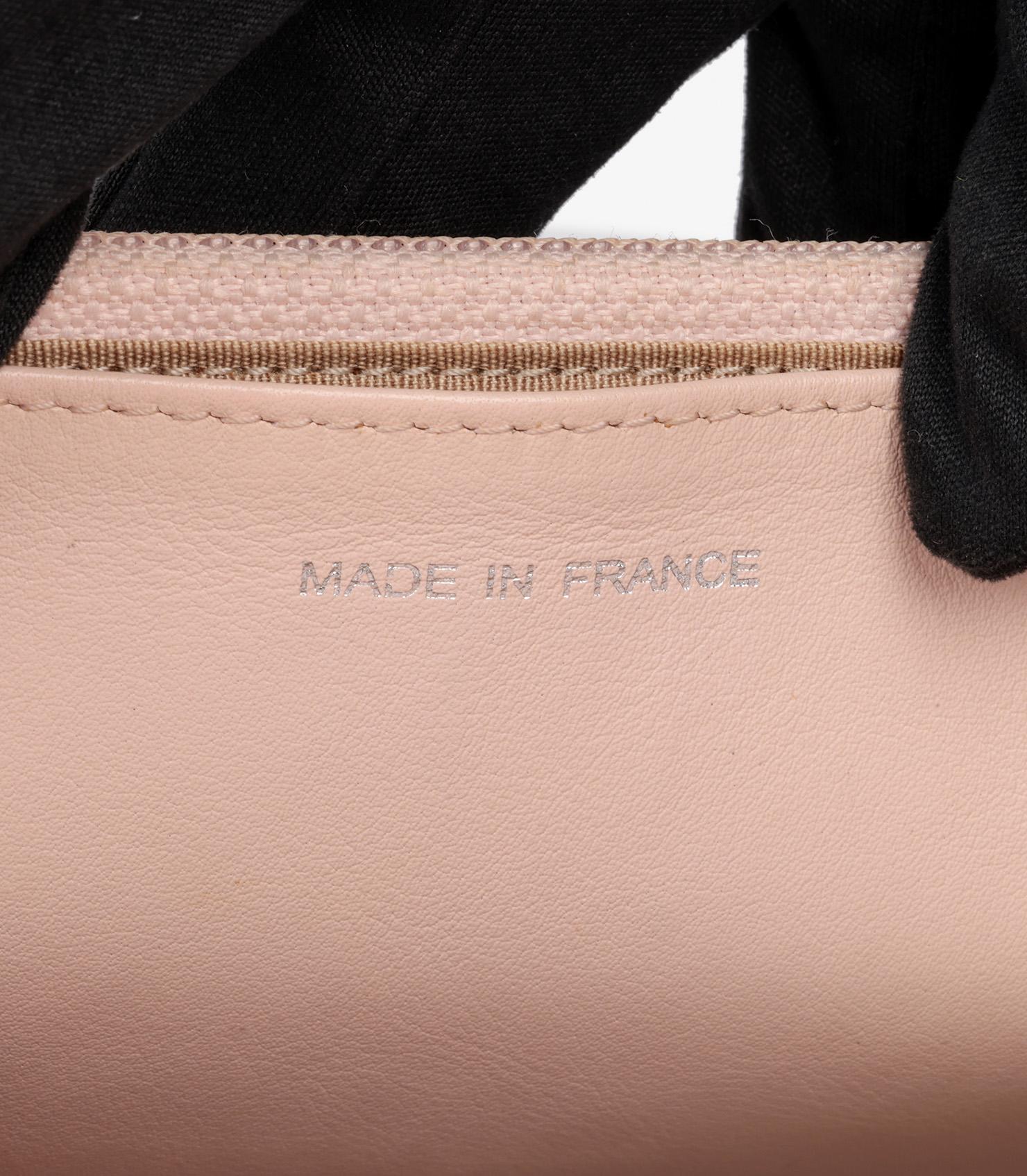 Chanel - Portefeuille en cuir caviar blush WOC 4