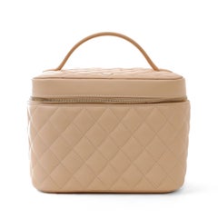 Chanel Blush Pink Lambskin Vanity Case
