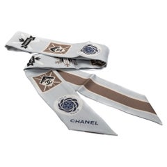 Chanel BN Coco Niege Grigio Seta Twilly