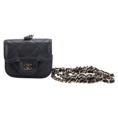 Chanel BNIB Black Caviar Air Pods Case