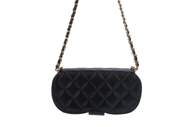 Chanel BNIB Black Sunglasses Case /Bag For Sale at 1stDibs