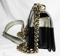 Chanel  Bold Two Tone Boy Flap Bag From 2015/2016 Fall/Winter Collection