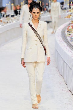 Chanel Bombay CC Jewel  Buttons Black Tweed Jacket
