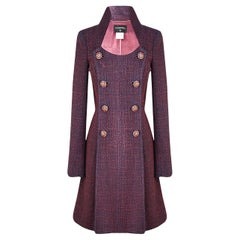 Cappotto Chanel Bombay Collection con bottoni gioiello in tweed
