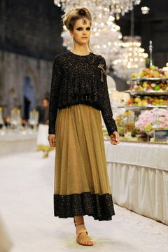 Chanel Bombay Electric Shimmer Lesage Tweed Skirt