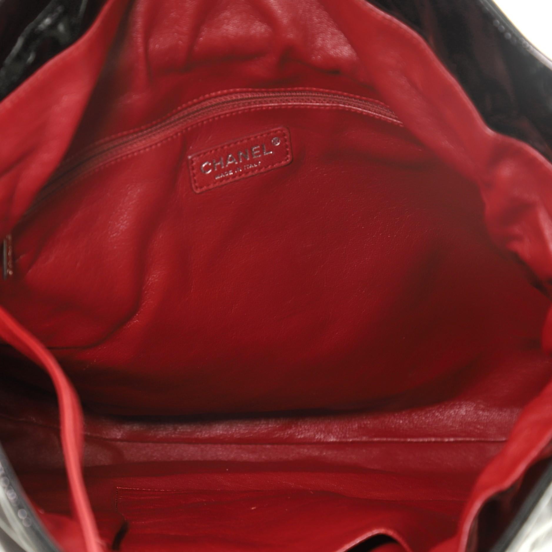 Black Chanel Bon Bon Tote Patent Large