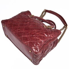 Chanel Bordeaux Glazed Caviar Shiva Tote Bag