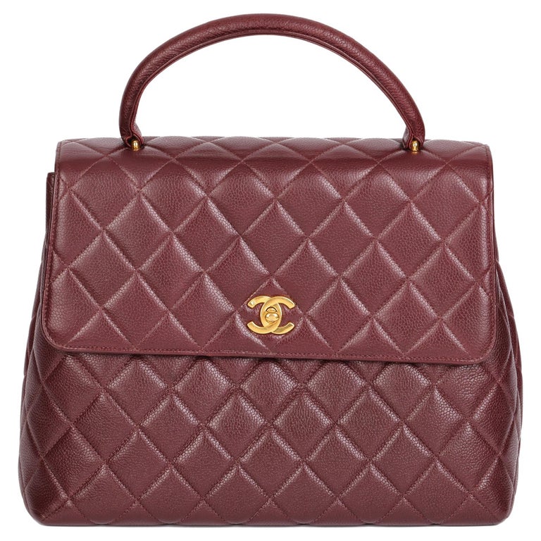 Chanel Vintage Mini Kelly Bag - Purple Handle Bags, Handbags - CHA314108