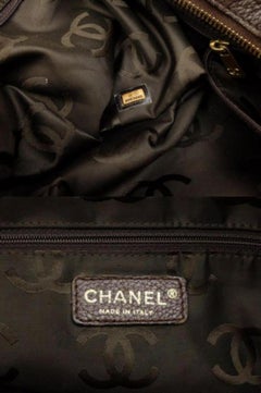 Chanel Boston 223850 Brown Leather Shoulder Bag