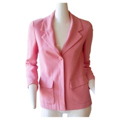 Vintage Chanel Boutique 1998 Cruise Collection Pink Blazer 