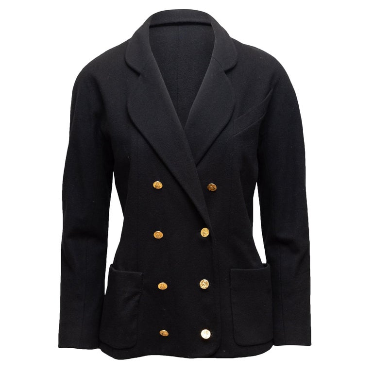 Double Breasted Jacket Women Tweed Long Sleeve Elegant Round Neck Autumn  New 2023 Female Small Fragrant Style Short Coat