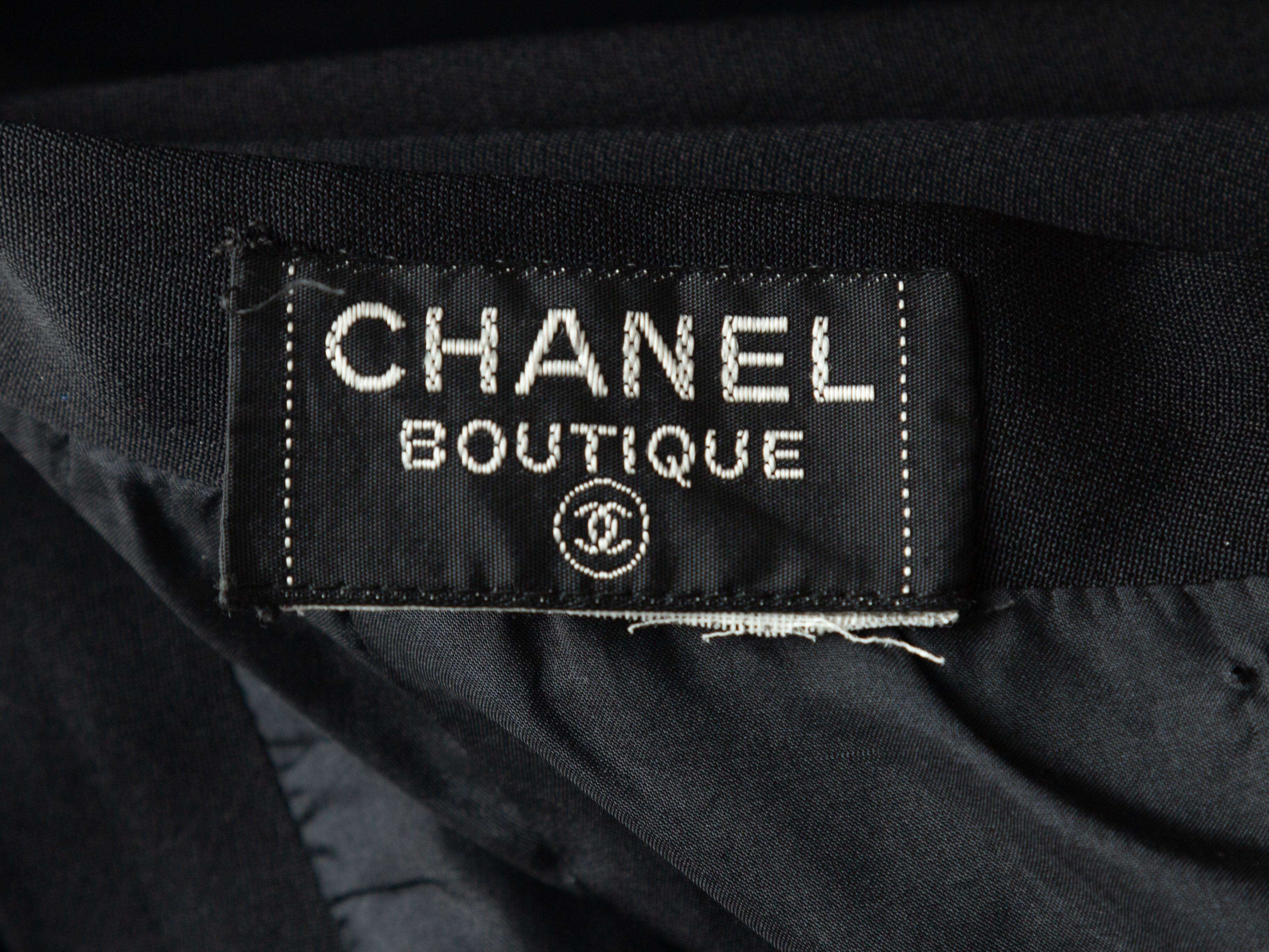 Women's Chanel Boutique Black Pencil Skirt