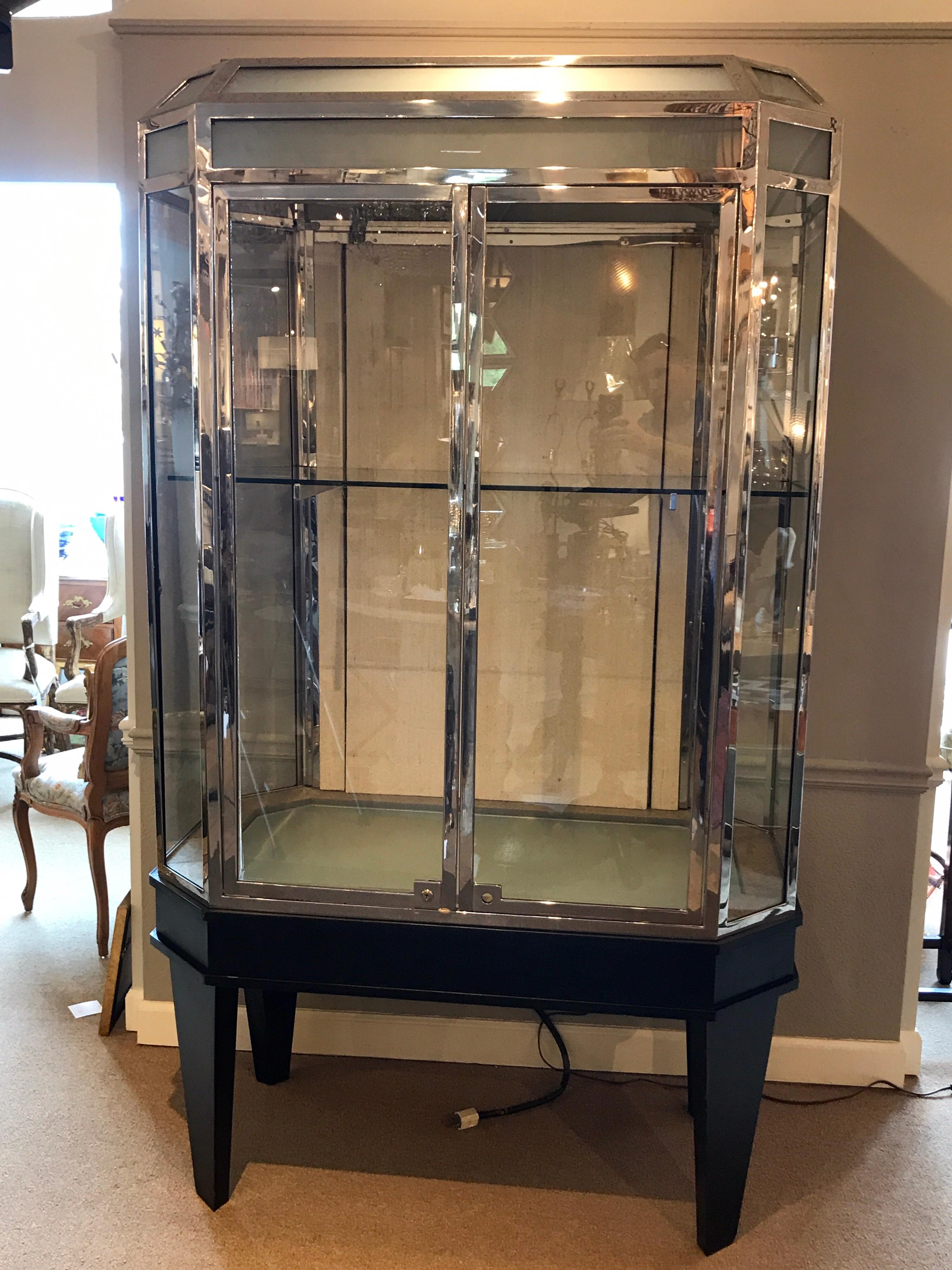 Modern Chanel Boutique Display Case or Vitrine, Two Available For Sale