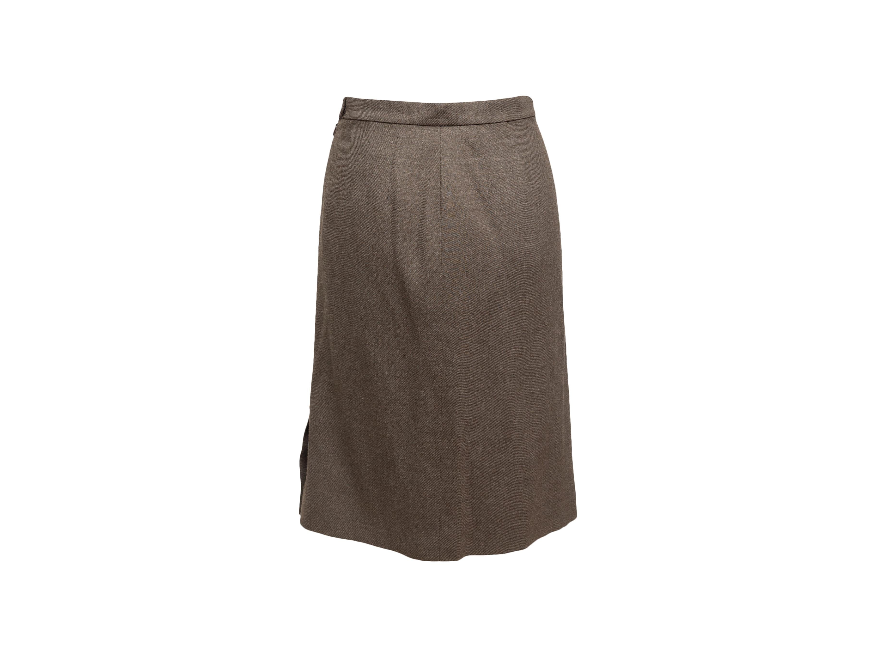 light brown skirt
