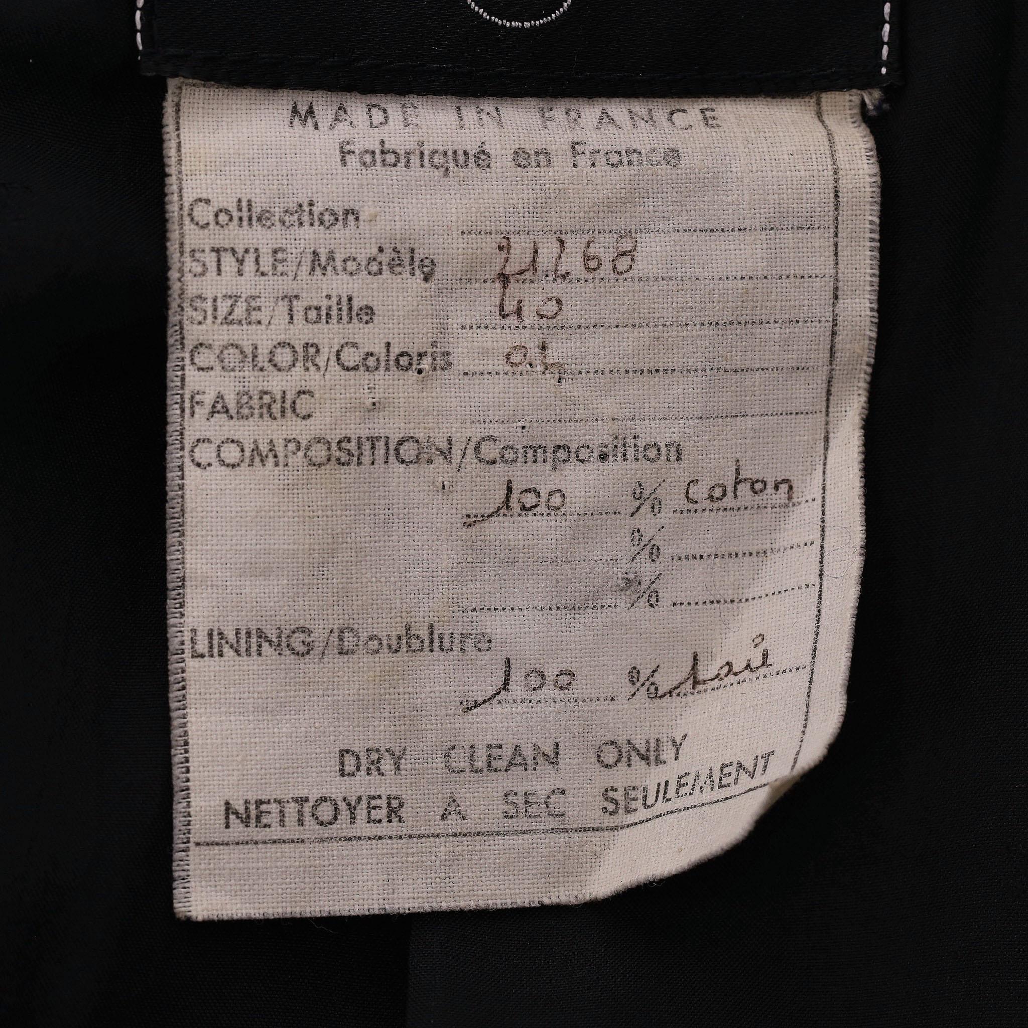 Chanel Boutique Vintage Seltener Balzer/Jacke im Angebot 2