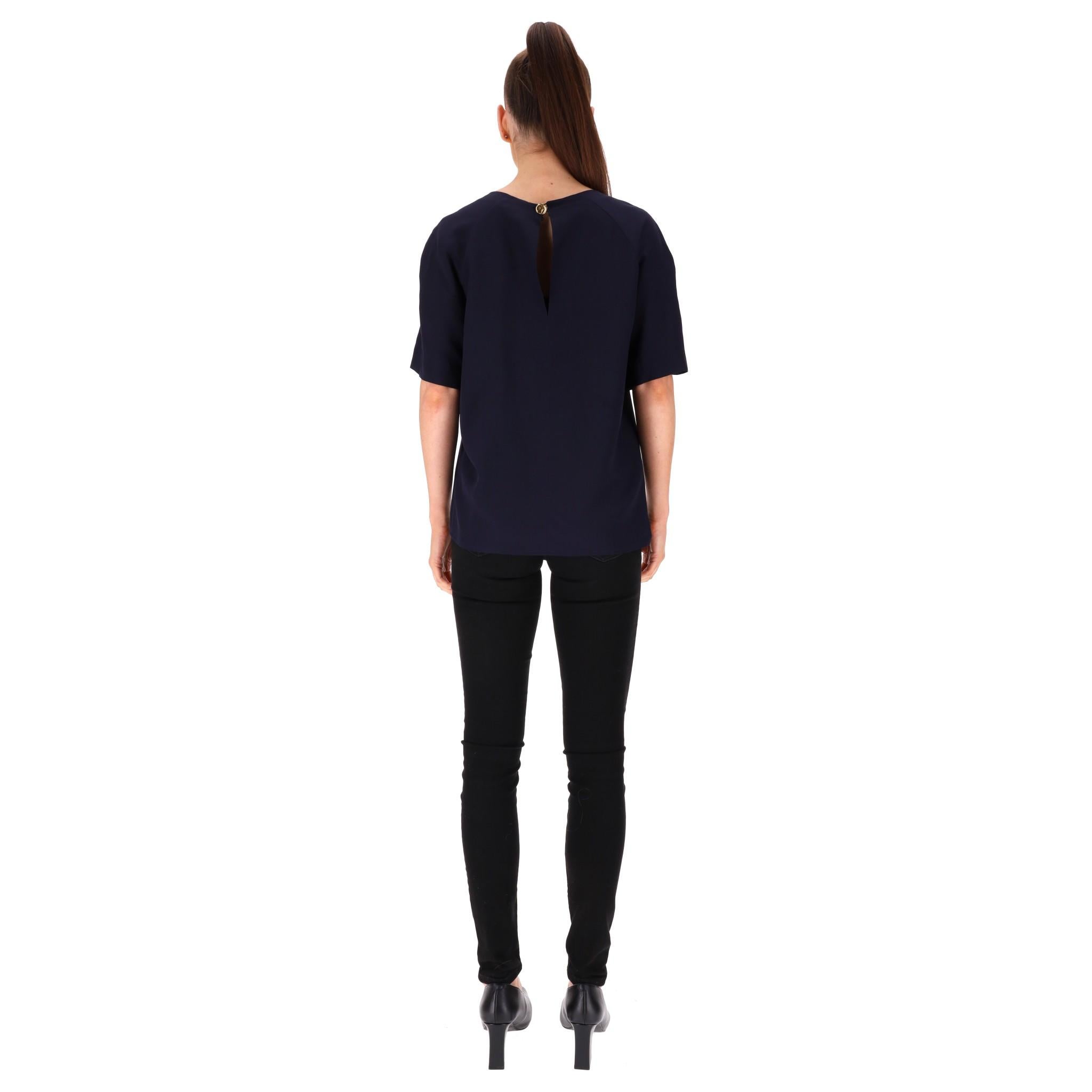 Chanel Boutique Vintage Silk Top In Good Condition For Sale In London, GB