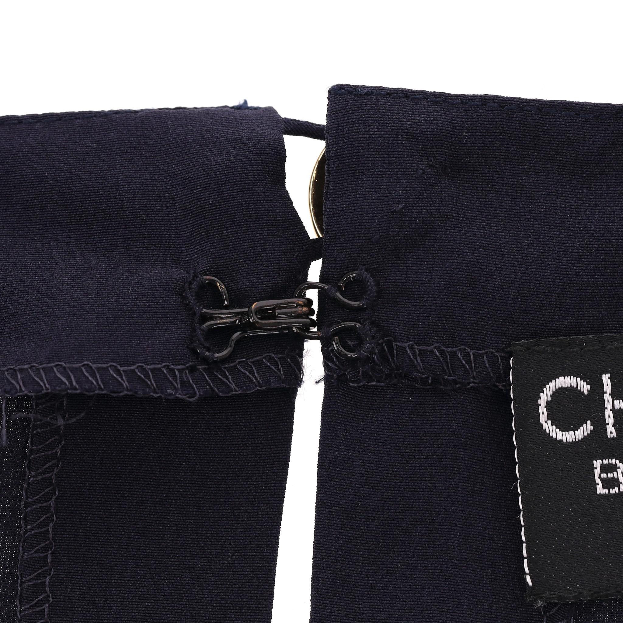 Chanel Boutique Vintage Silk Top For Sale 1