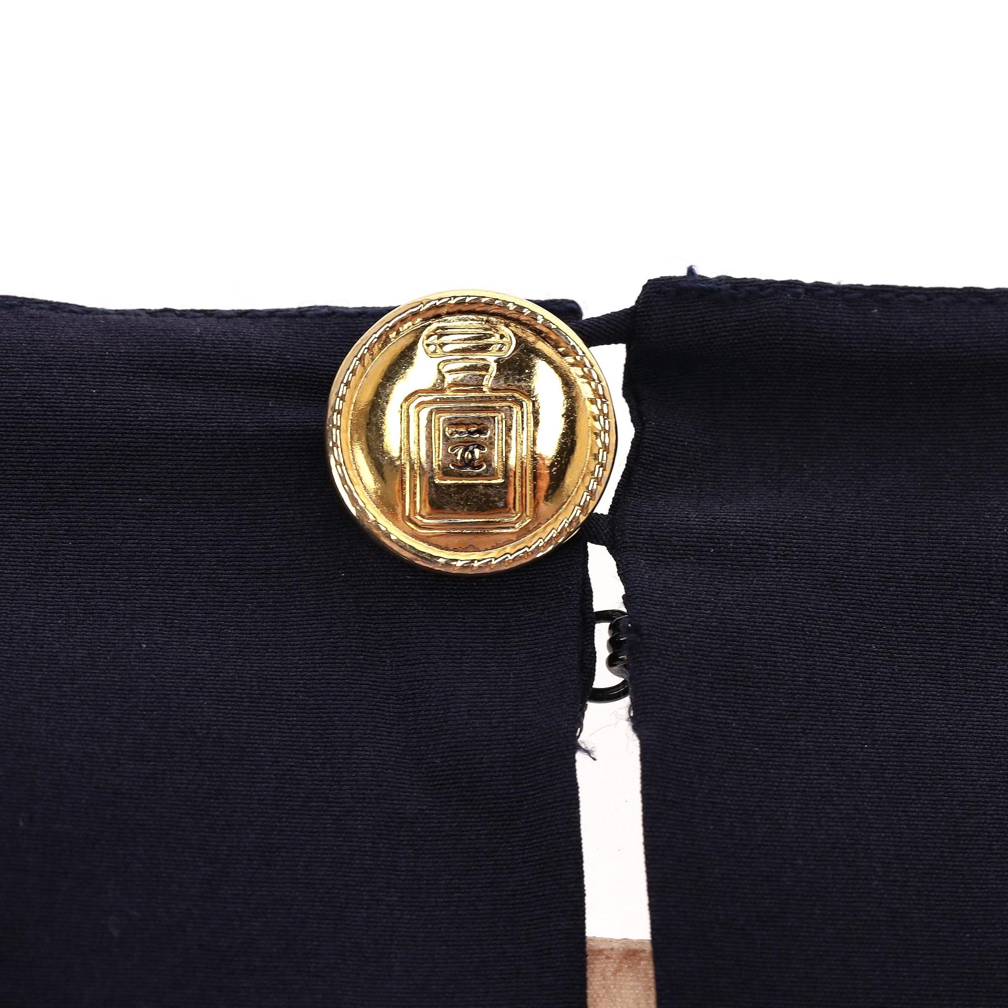 Chanel Boutique Vintage Silk Top For Sale 2
