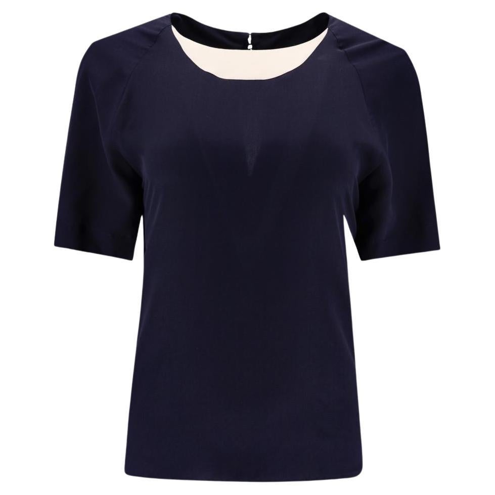 Chanel Boutique Vintage Silk Top For Sale