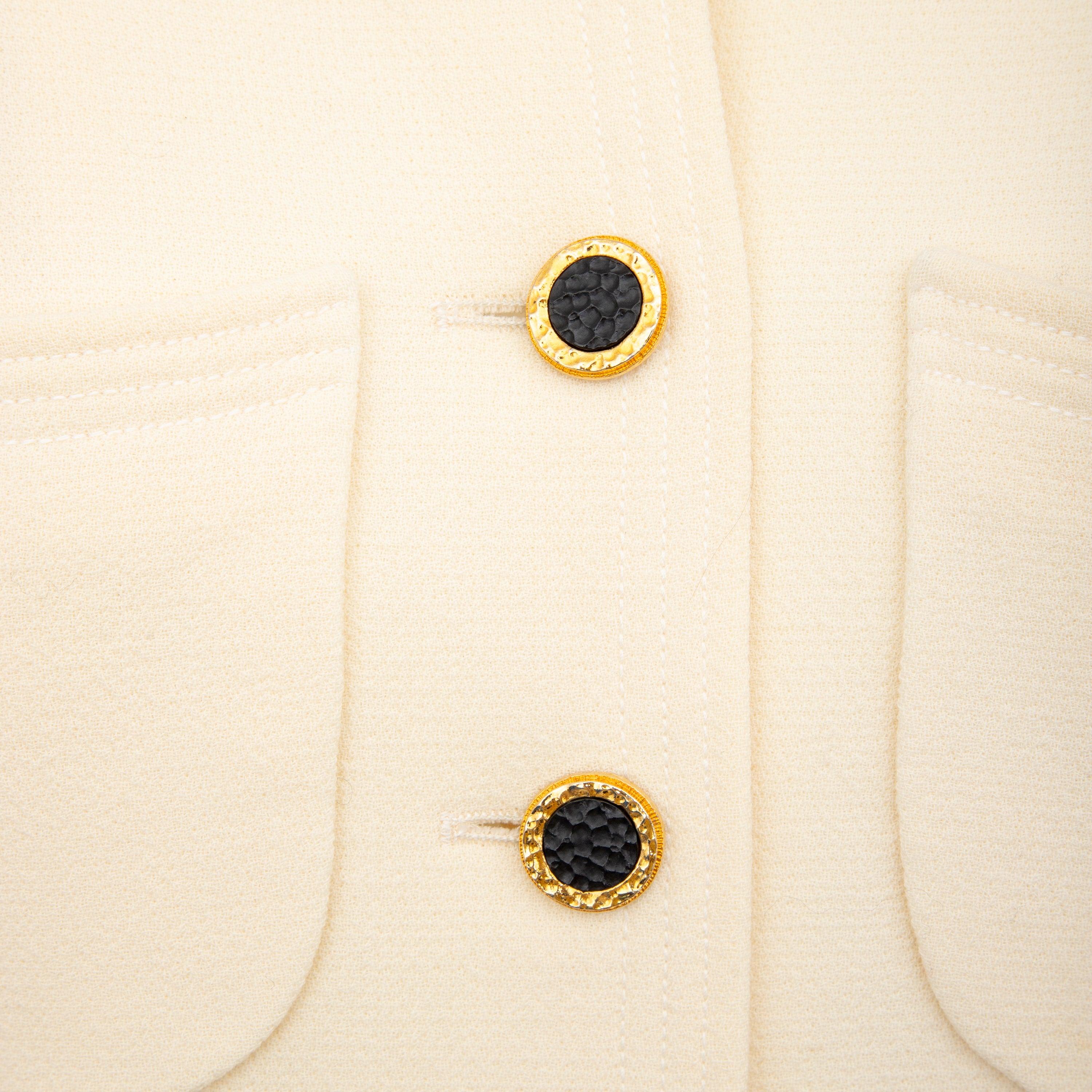Chanel Boutique Jacke aus Wollmischung - '90er Jahre im Angebot 1