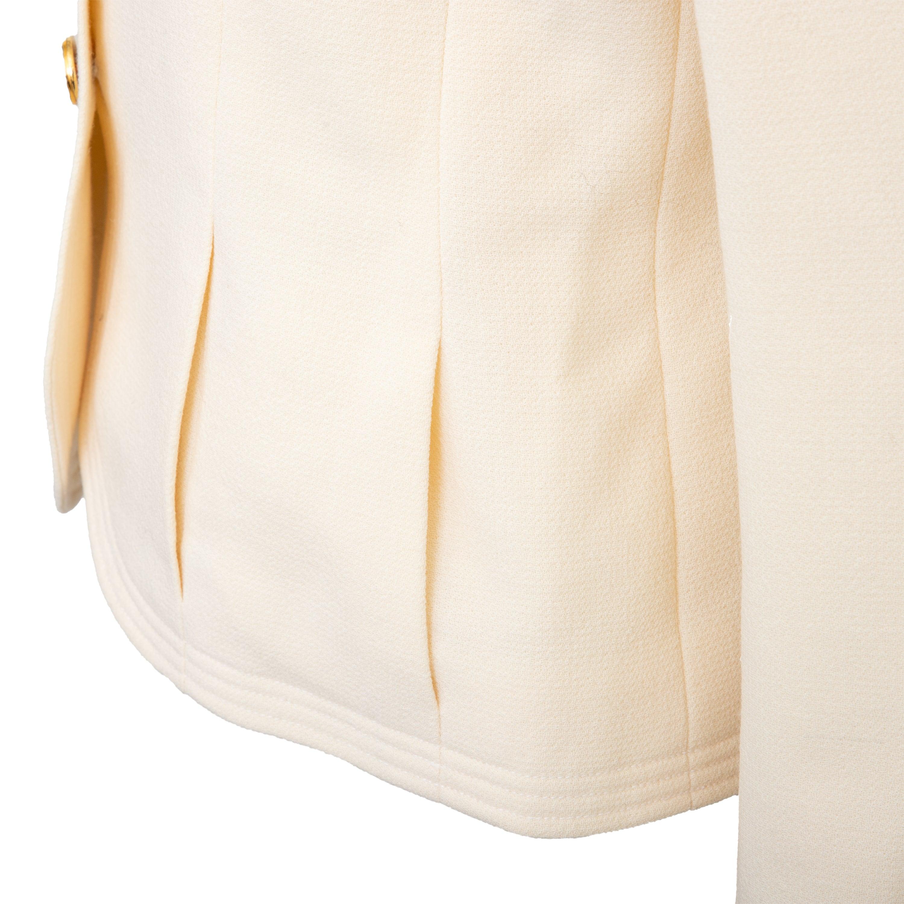 Chanel Boutique Jacke aus Wollmischung - '90er Jahre im Angebot 2