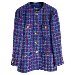 Chanel boutique wool multicoloured blazer