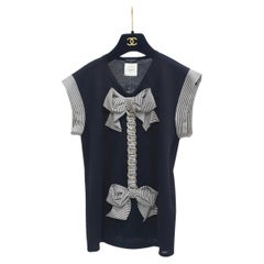 Chanel Bow Top - 22 For Sale on 1stDibs  chanel ribbon price, chanel bow  top price, chanel ribbon top