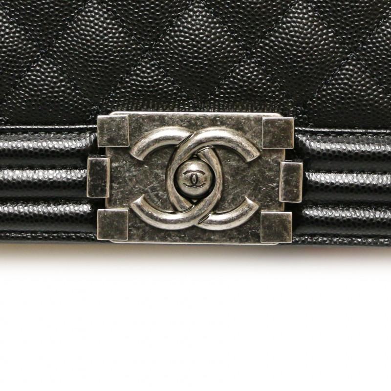 Chanel Boy Bag Caviar Leather 5