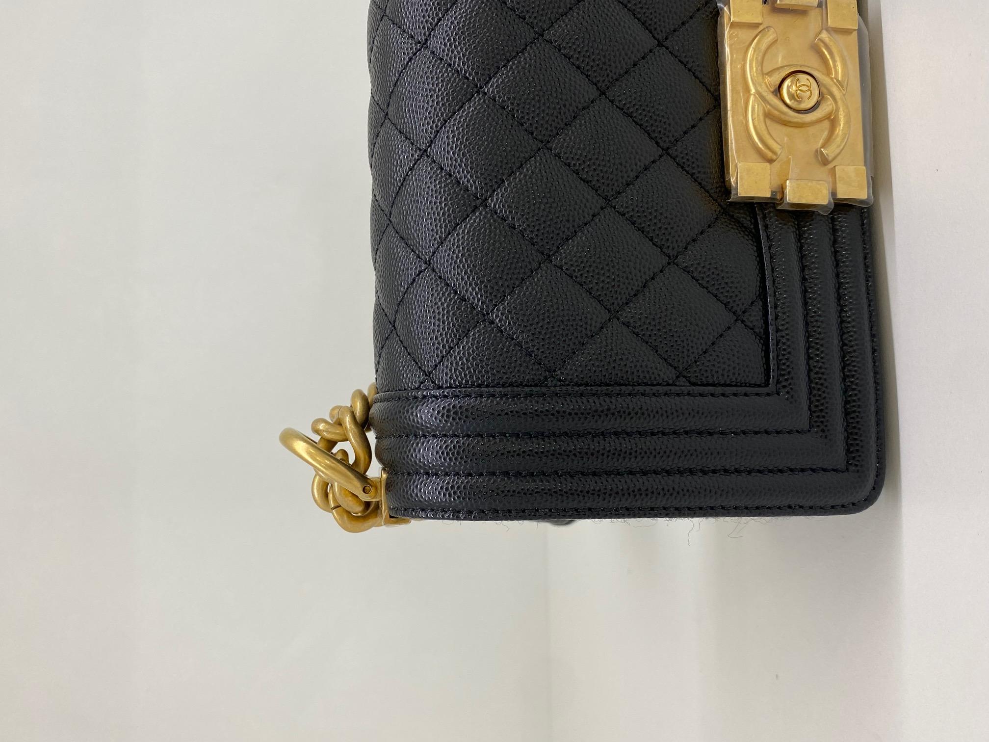 Chanel Boy Bag Small Black GHW For Sale 4