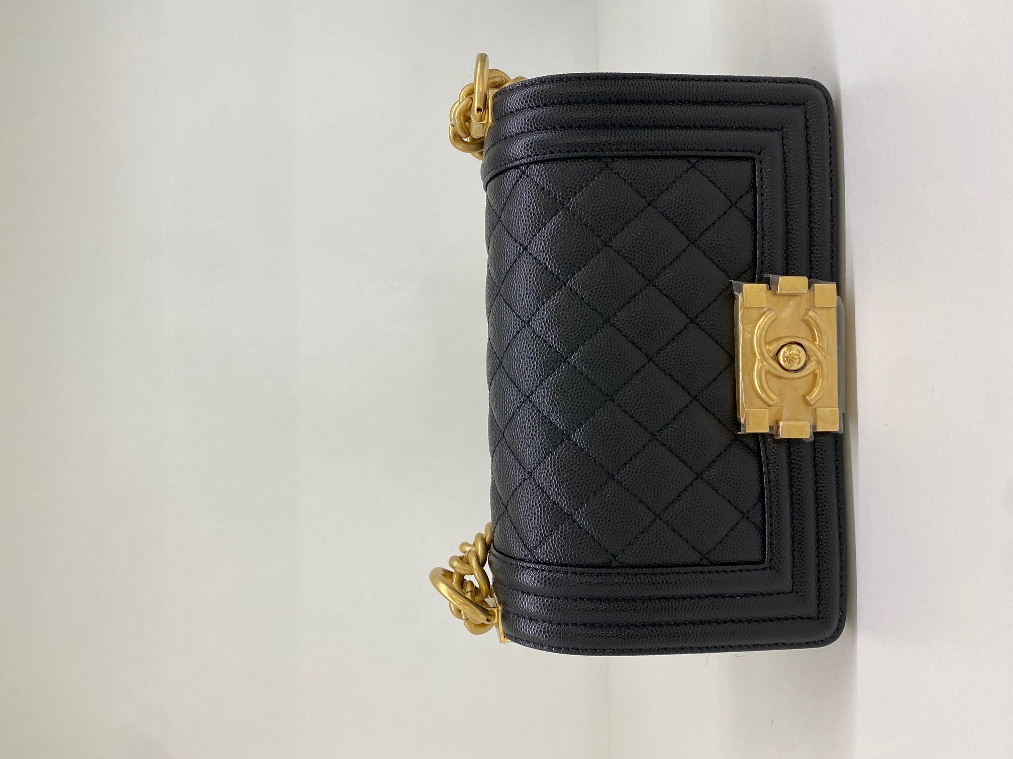 Chanel Boy Bag Small Black GHW For Sale 5