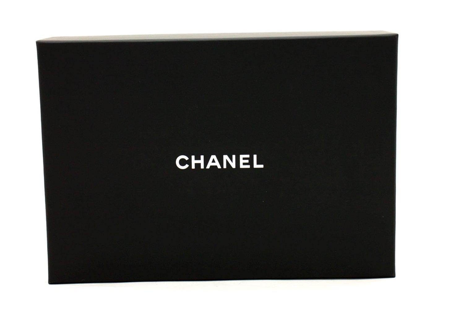 CHANEL Boy Black Caviar Flap WOC Wallet On Chain Shoulder Bag 12
